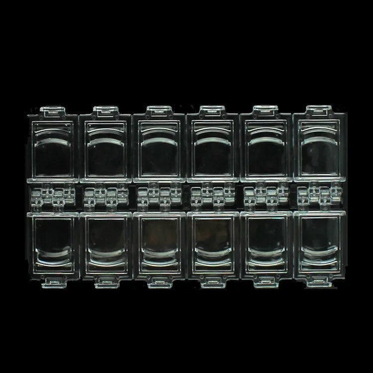 12-Compartment Nail Art Storage Box