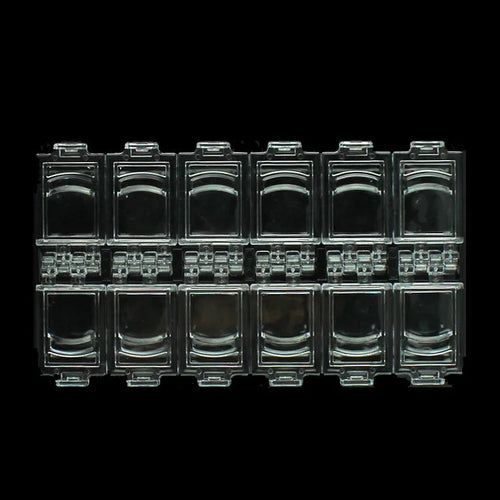 12-Compartment Nail Art Storage Box
