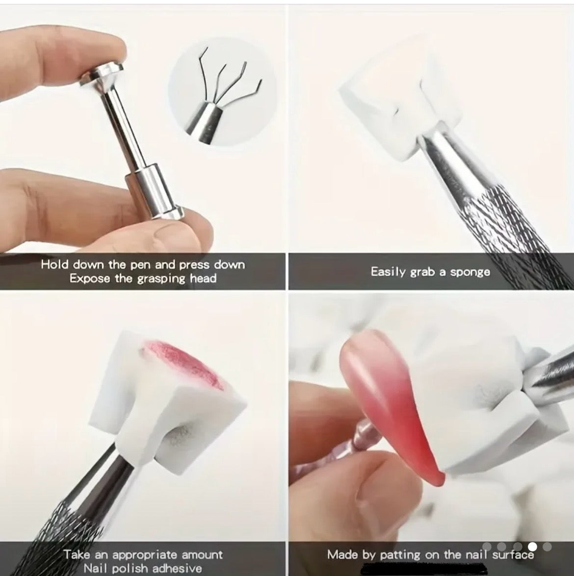 Nail Art Sponges with Pen