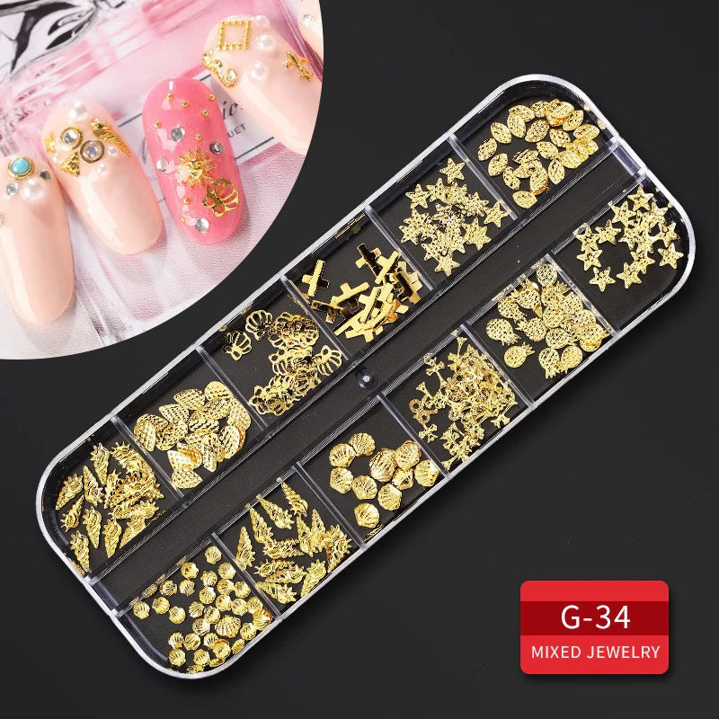 Metal Nail Art Decoration