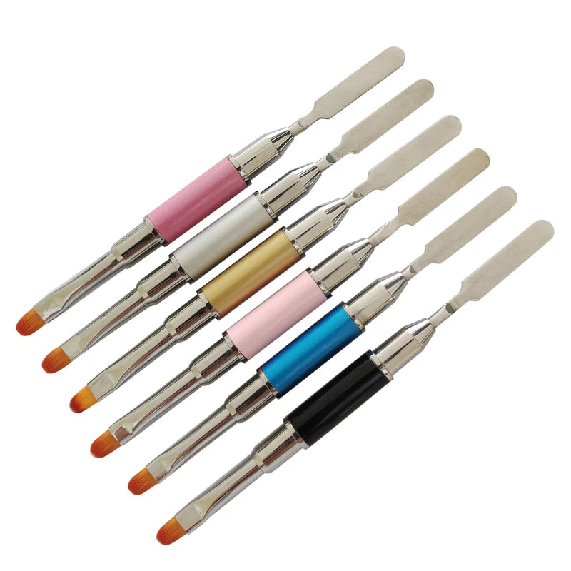 Round Double-Head Gel Brush